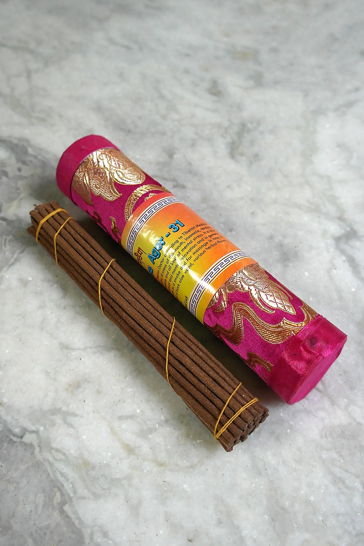 Tibetan Healing Incense Ager 31 in brocade pack