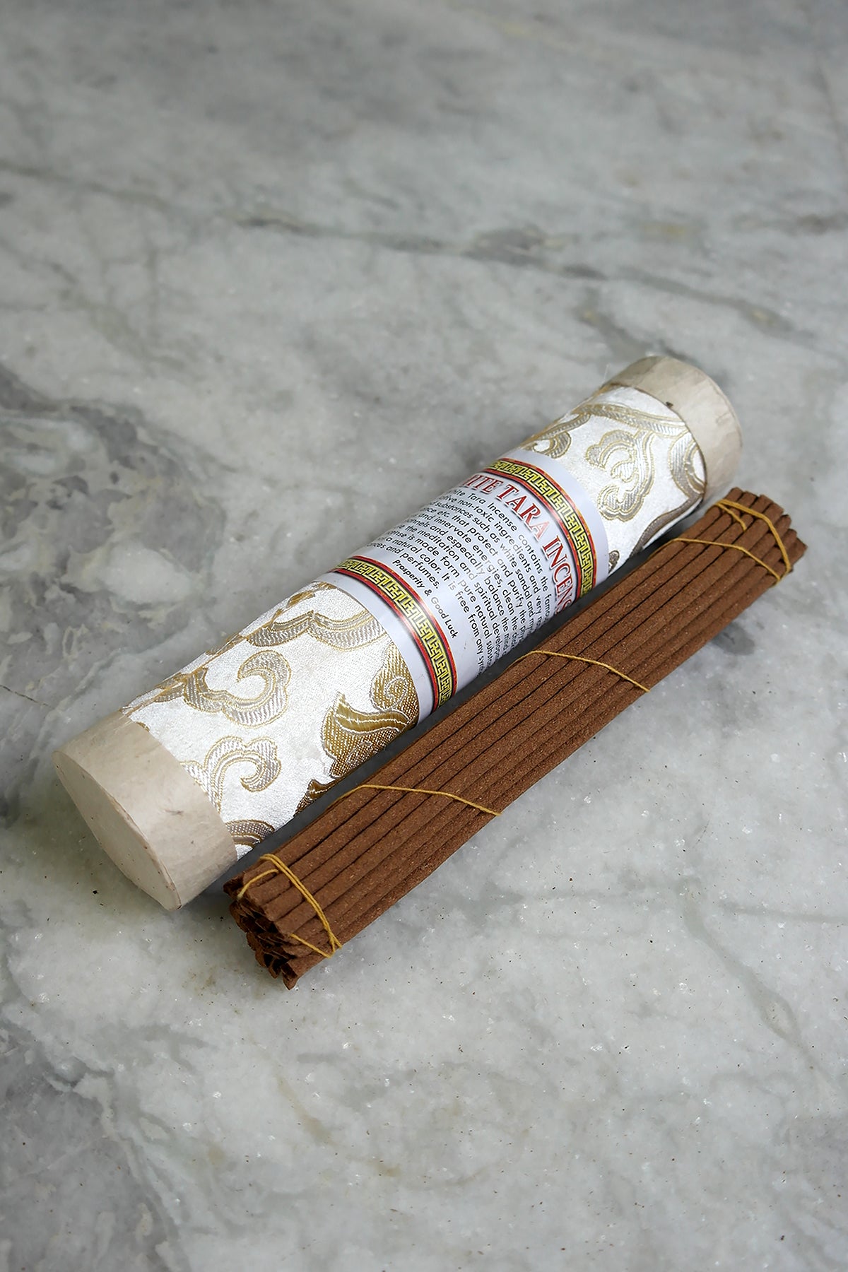 White Tara Incense in brocade pack