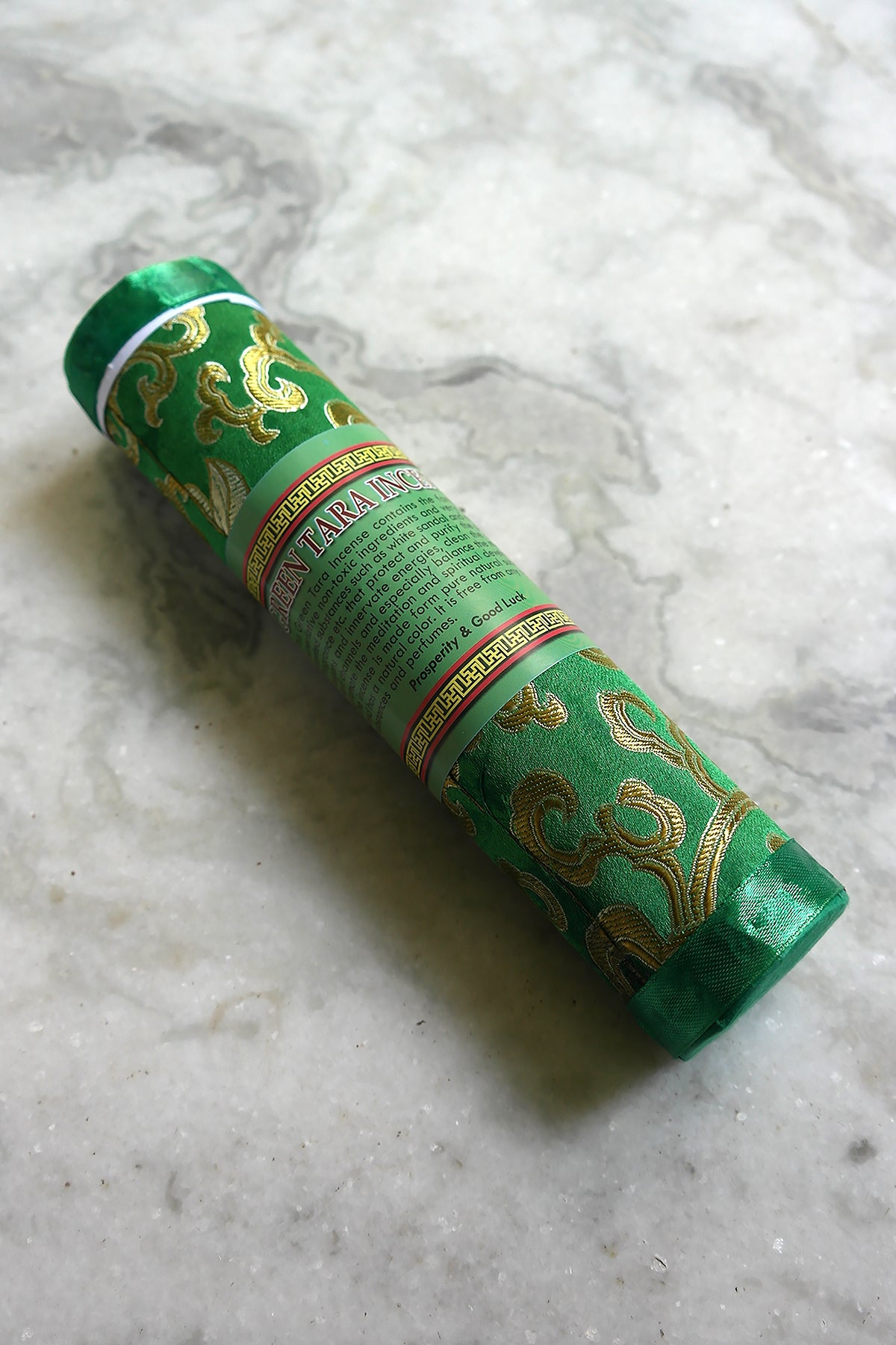 Green Tara Incense in brocade pack