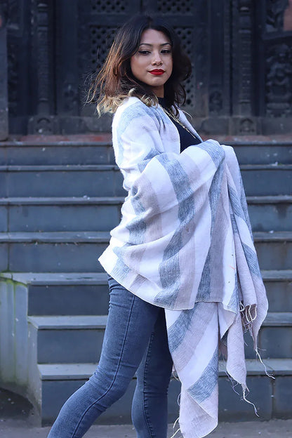 Himalayan Yak Wool Blanket/Travel Throw - Vajracrafts