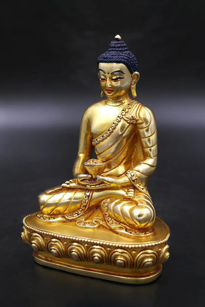 Handmade Amitabha Buddha Statue 6" - Vajracrafts
