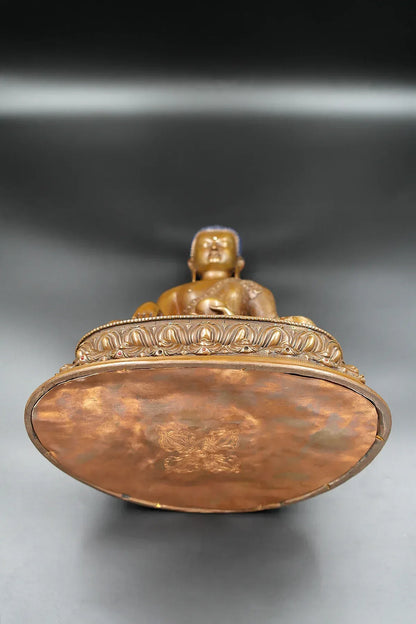 Lost Wax Method Copper Alloy Shakyamuni Buddha Statue,11" - Vajracrafts