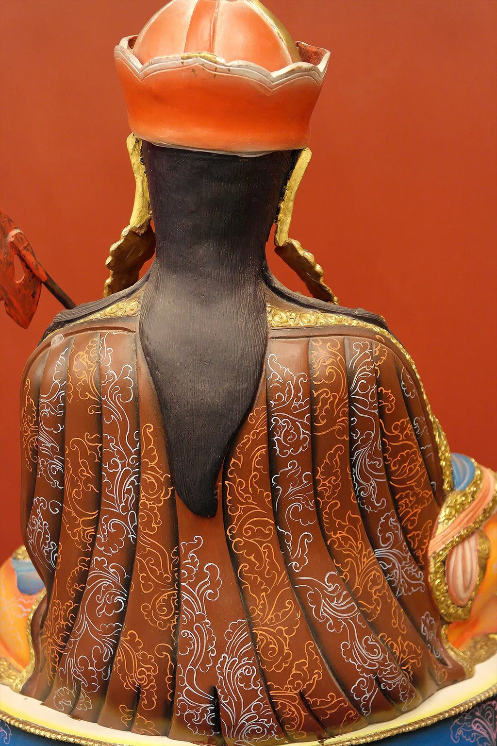 Colorful Guru Rinpoche Padmasambhava Statue, 18" - Vajracrafts