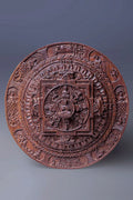 Buddhist Mandala Design Wooden Thangka Wall Art Décor - Vajracrafts