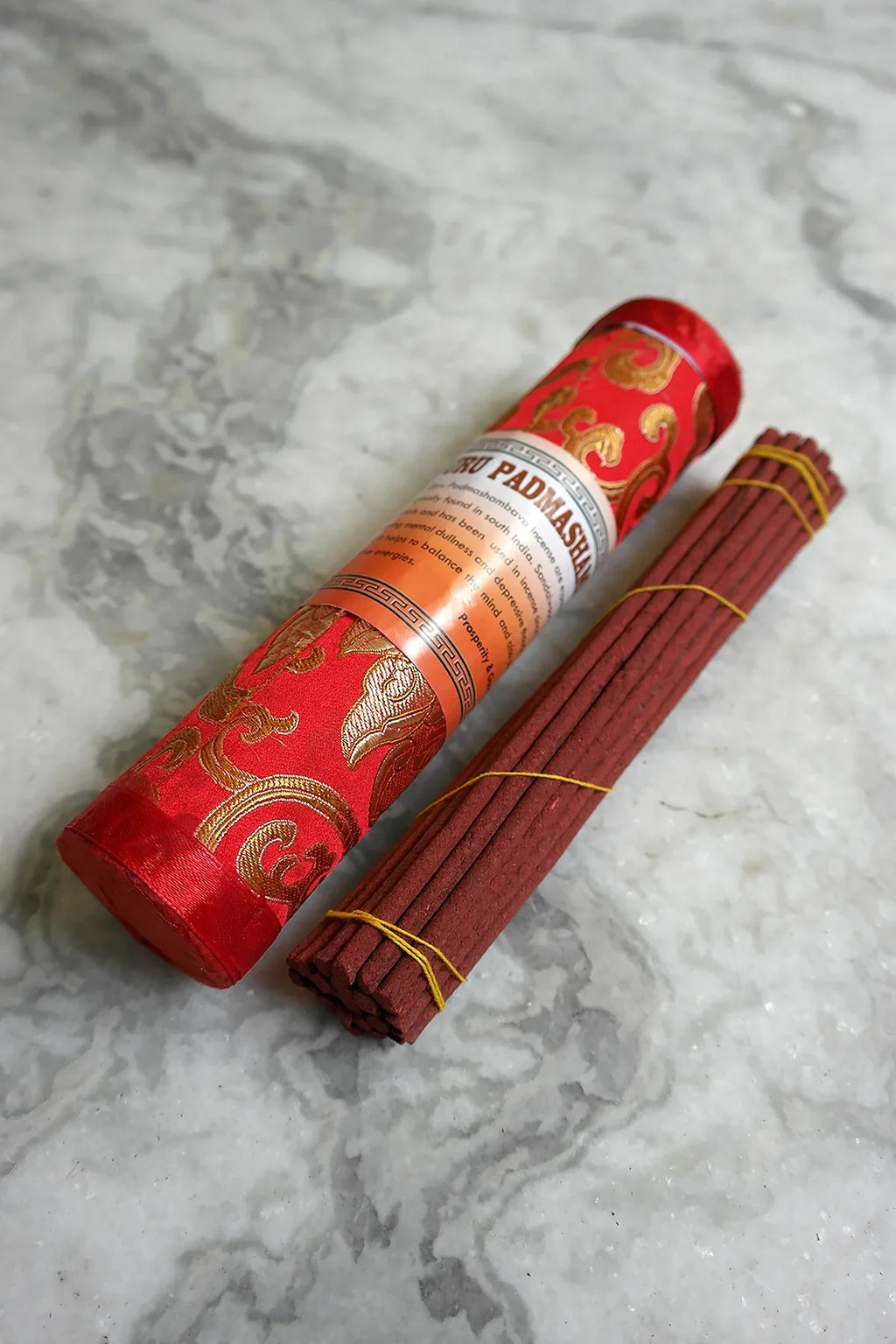 Tibetan Guru Padmasambhava Incense in brocade pack - Vajracrafts