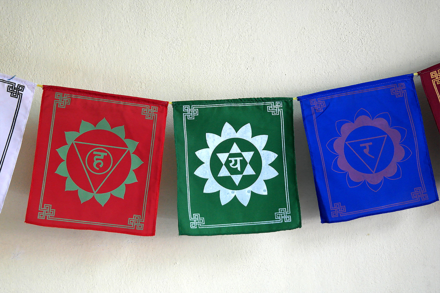 Seven Chakra Healing Prayer Flags