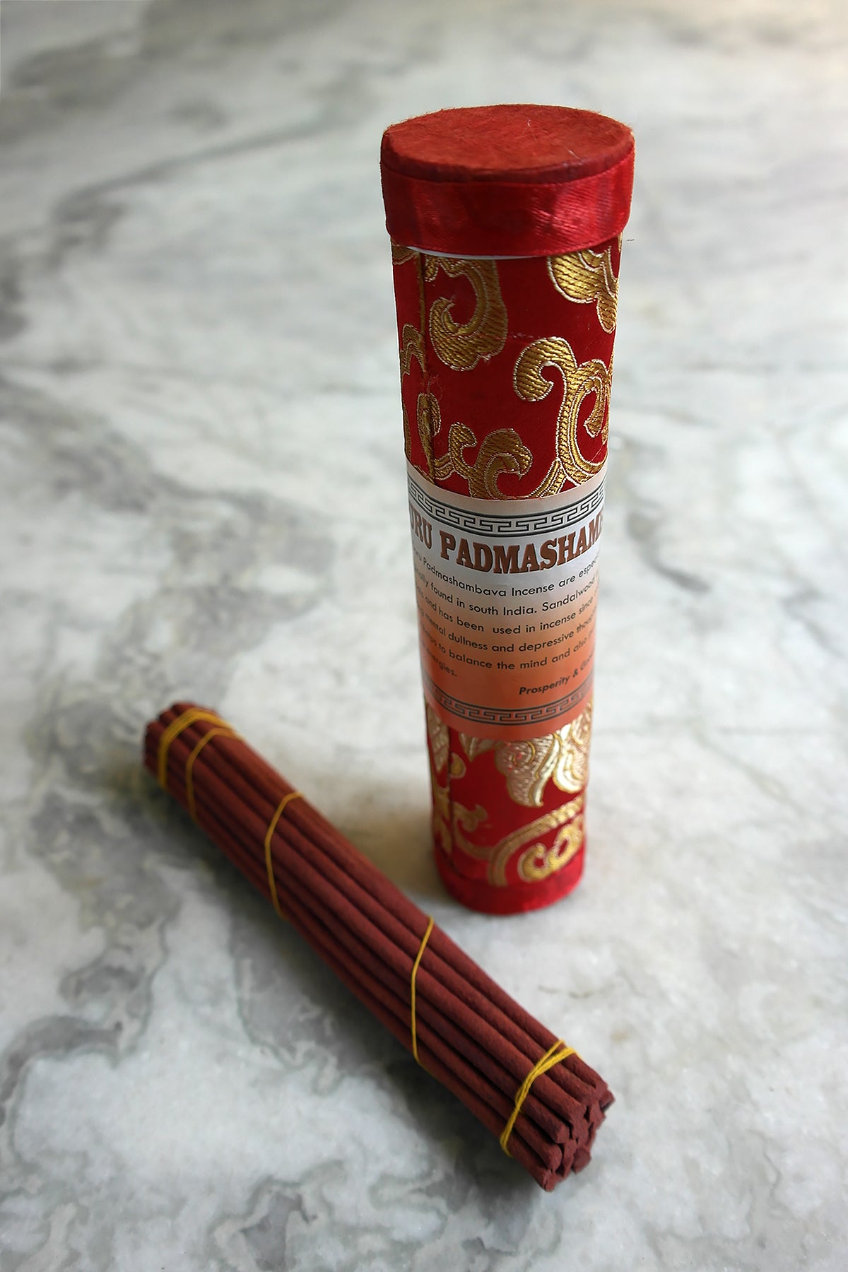 Tibetan Guru Padmasambhava Incense in brocade pack
