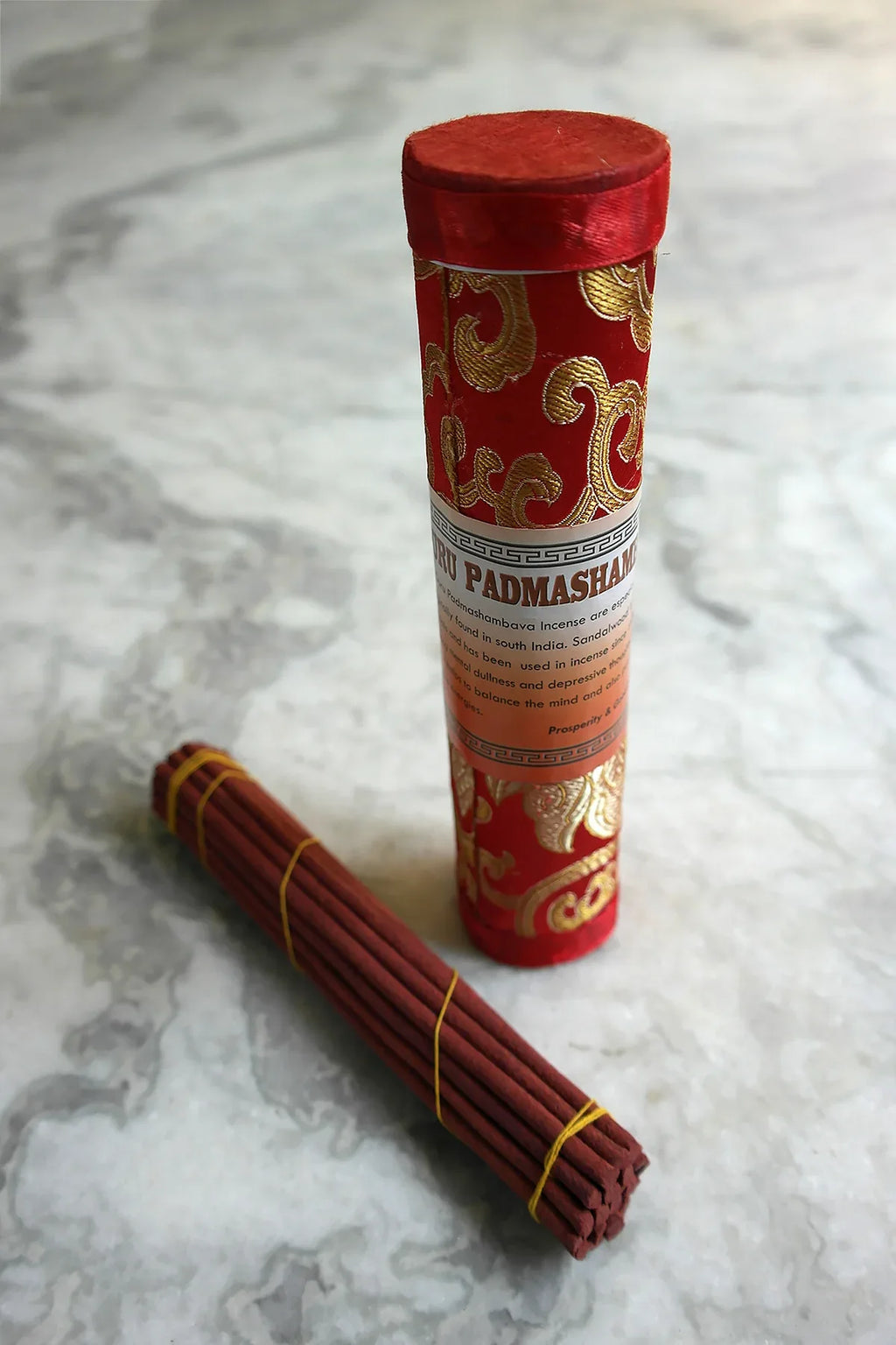 Tibetan Guru Padmasambhava Incense in brocade pack - Vajracrafts