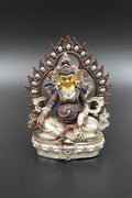 Two Colors Zambala Statue from Nepal 4" - Vajracrafts