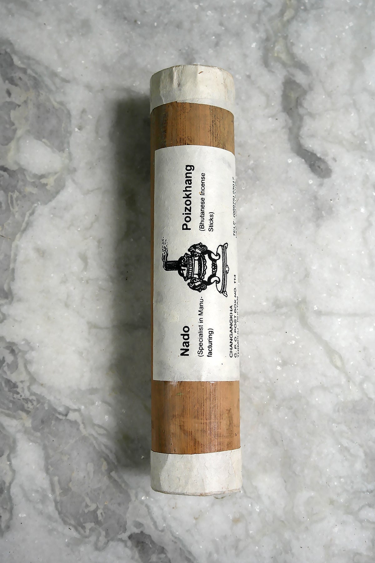 Nado Poizokhang Traditional Bhutanese Incense Stick in Bamboo pack
