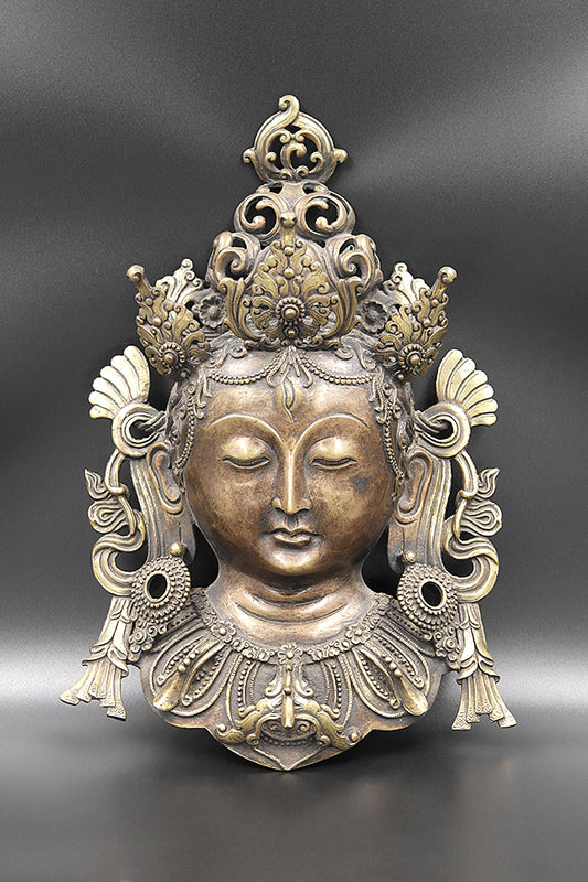 Tibetan Buddhist Goddess Tara Mask Wall Hanging