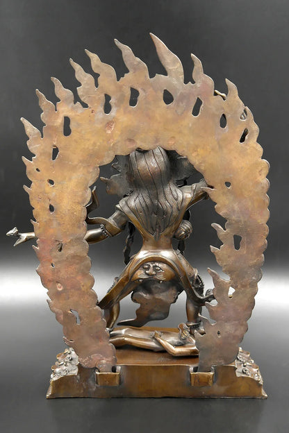 Buddhist Protector Ekajata Dakini Statue 12" - Vajracrafts