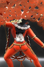 Vajra yogini hand painted copper statue 18" - Vajracrafts