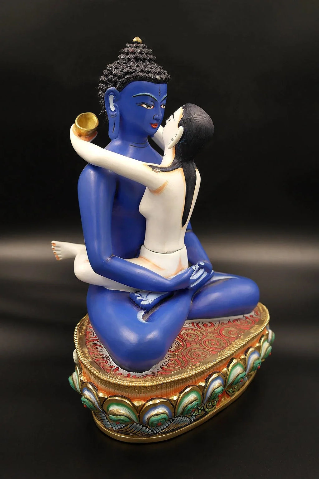 Buddha Shakti Statue: A Masterpiece of Tibetan Buddhist Art, 11" - Vajracrafts