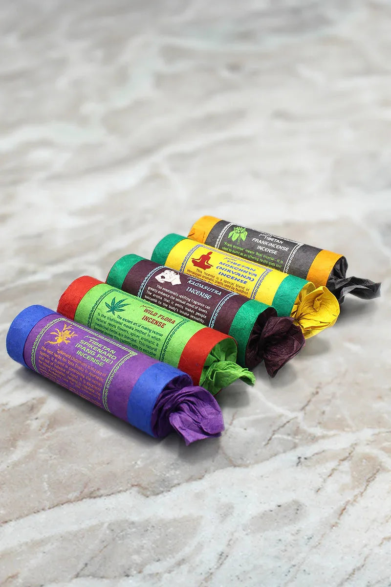 Ancient Tibetan Frank Incense Sticks series, Wild flora, spikenard, nirvana - Vajracrafts