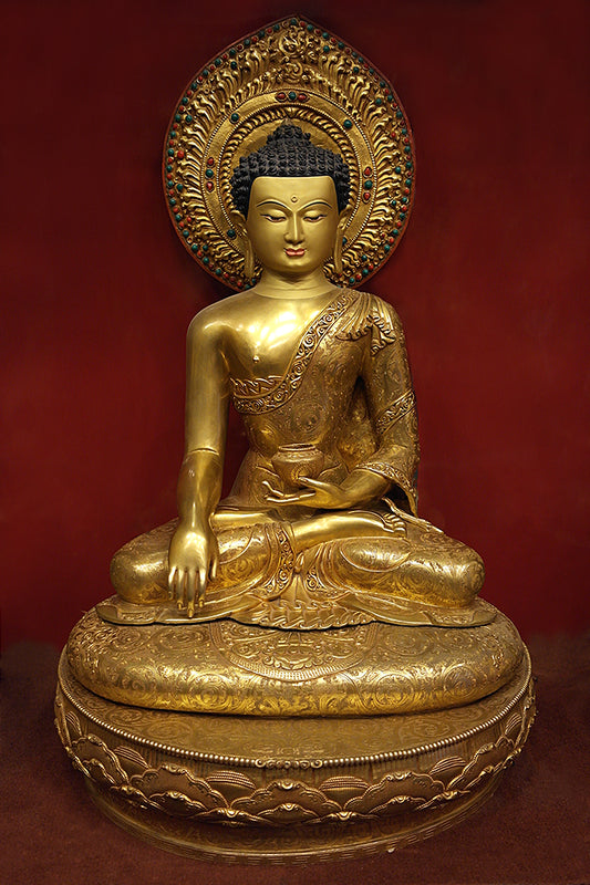 Masterpiece Shakyamuni Buddha Statue 27"