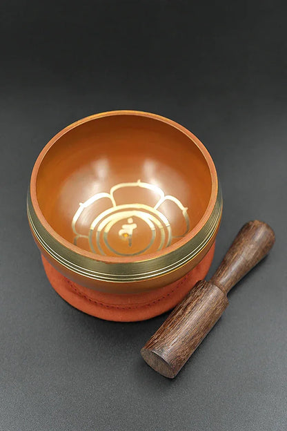 Sacral chakra (Svadhisthana) Chakra Singing Bowl, 3.2" - Vajracrafts