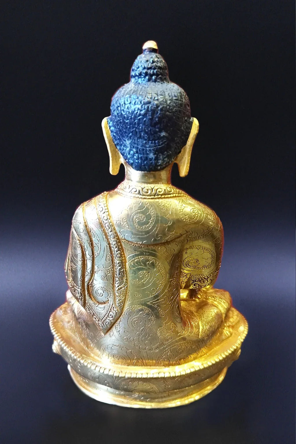 Hand Made Tibetan High quality Shakyamuni Buddha Statue 8" - Vajracrafts