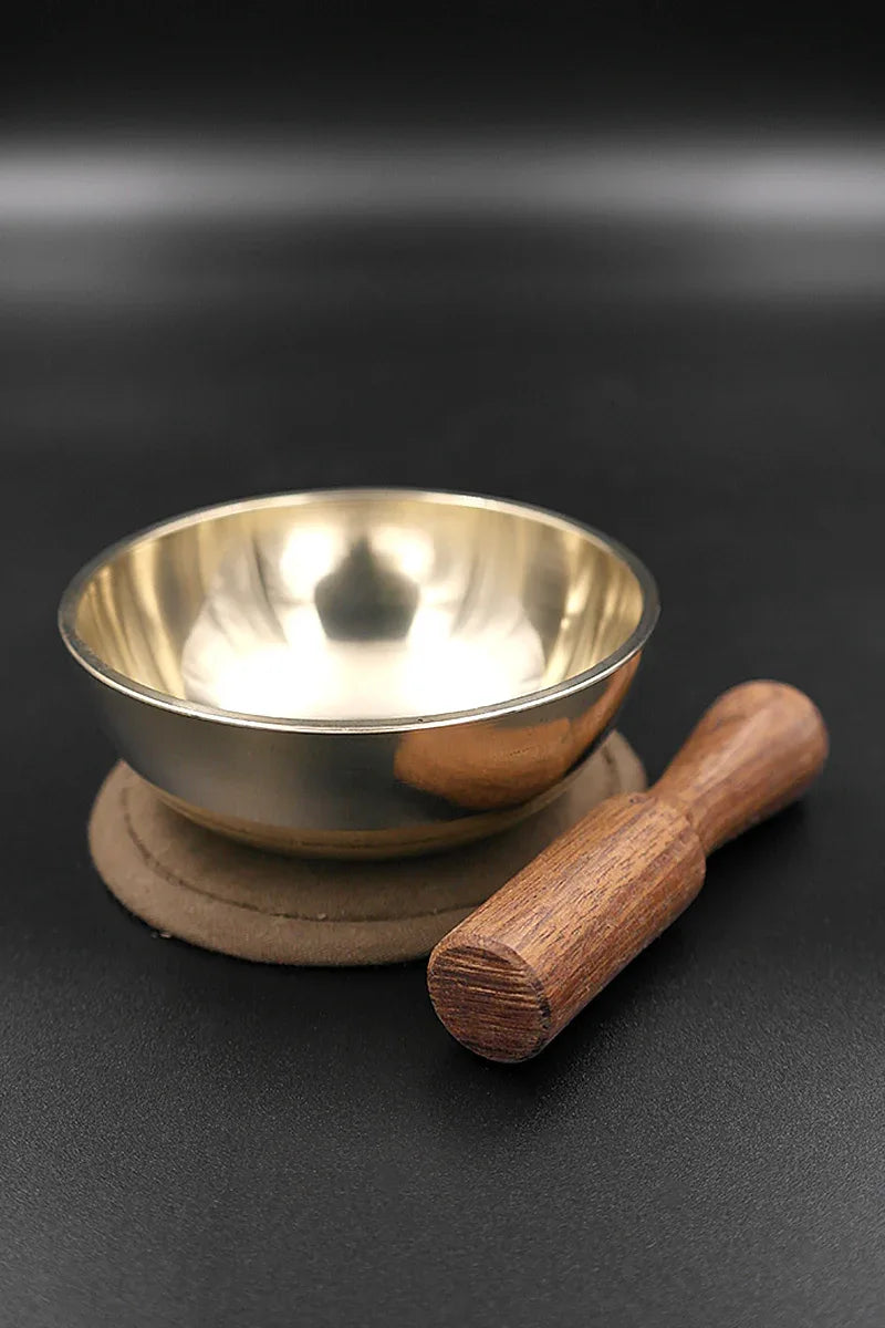 Manipuri Singing Bowl, Yoga Practice Bowl, 3.4" - Vajracrafts