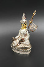 Guru Padmasambhava Statue in Two colors from Nepal 4" - Vajracrafts