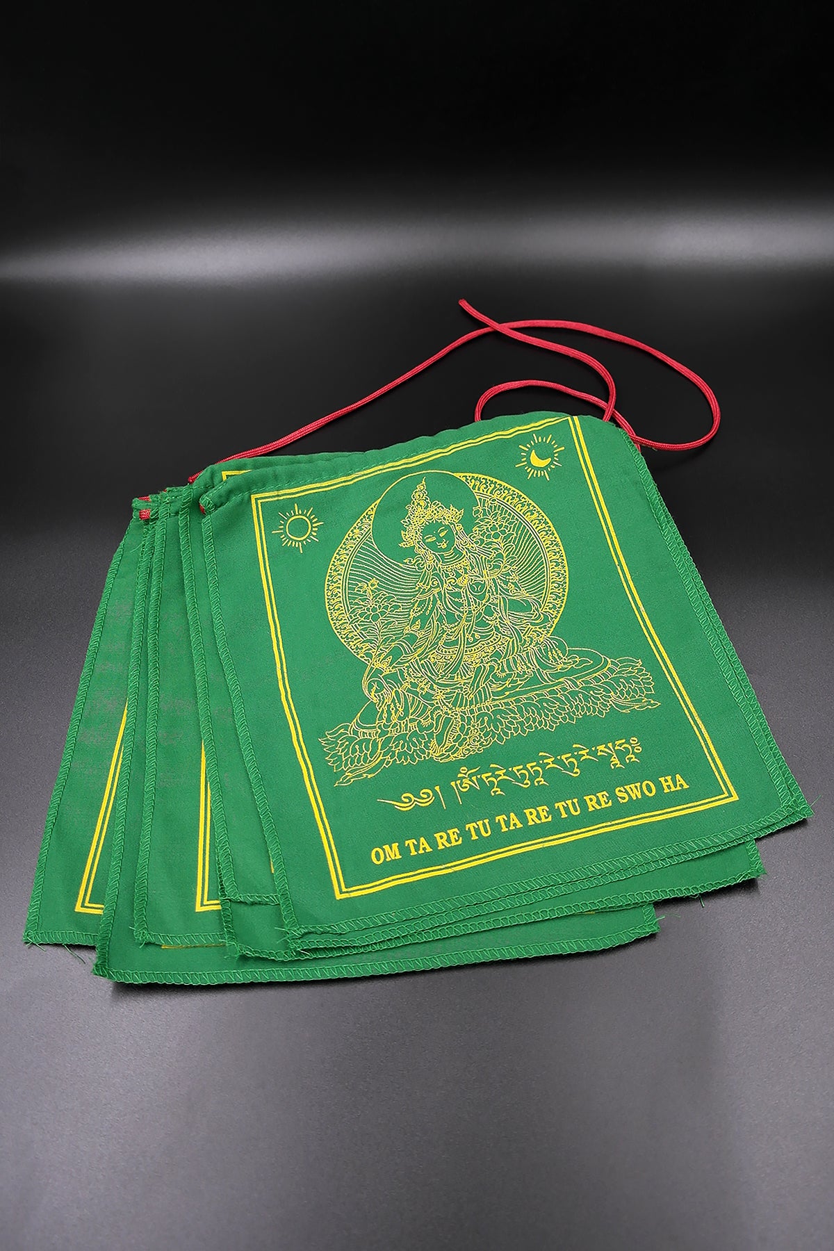 Green Tara Tibetan Prayer Flags