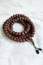 12mm Bodhi Seeds Mala, Buddhist Prayer Mala, Meditation Mala, Phoenix Eye Mala - Vajracrafts