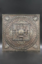 Antique Tibetan Buddhist Mandala Thangka Wall hanging - Vajracrafts