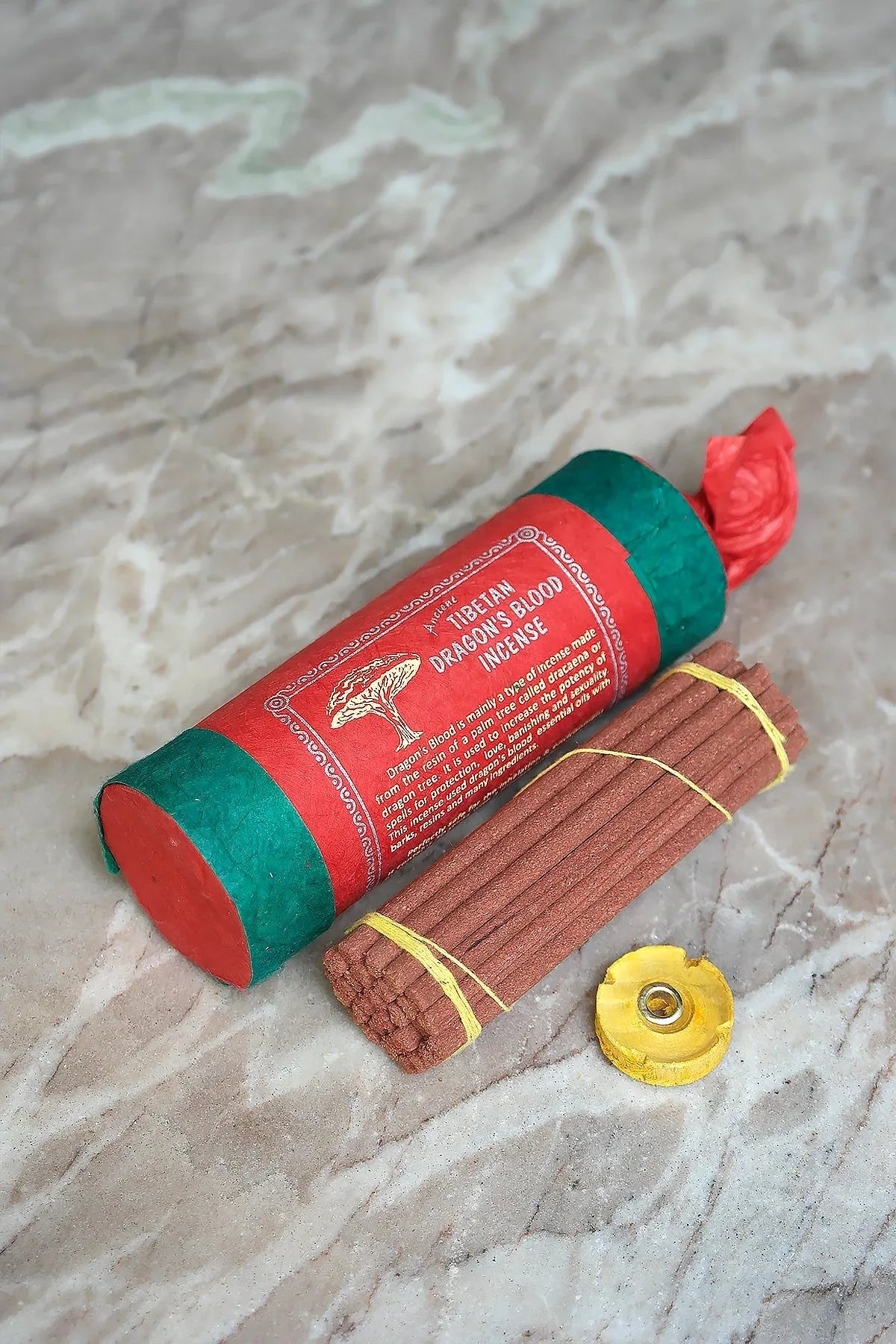 Ancient Tibetan Dragon Blood Incense Sticks, Traditional Incense handmade - Vajracrafts