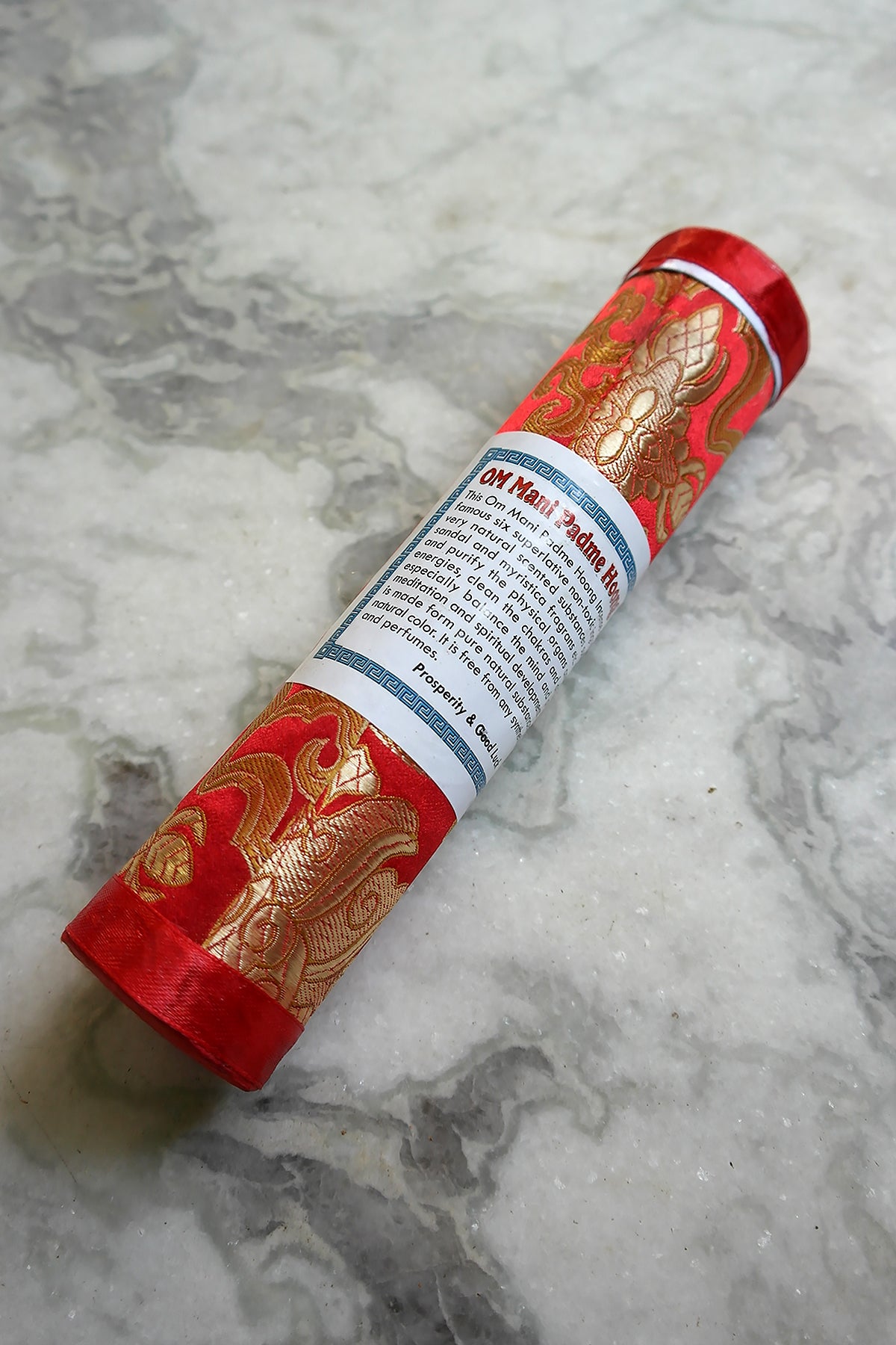 Om Mani Padme Hoong Incense in brocade pack