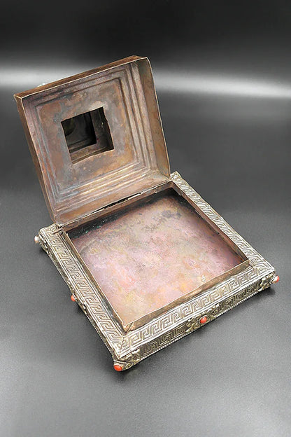 Stupa Design Prayer Copper Incense Burner - Vajracrafts