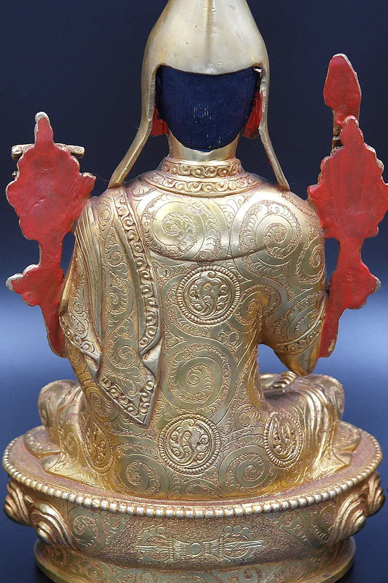 Tibetan Guru Tsongkhapa Statues Set 9" - Vajracrafts