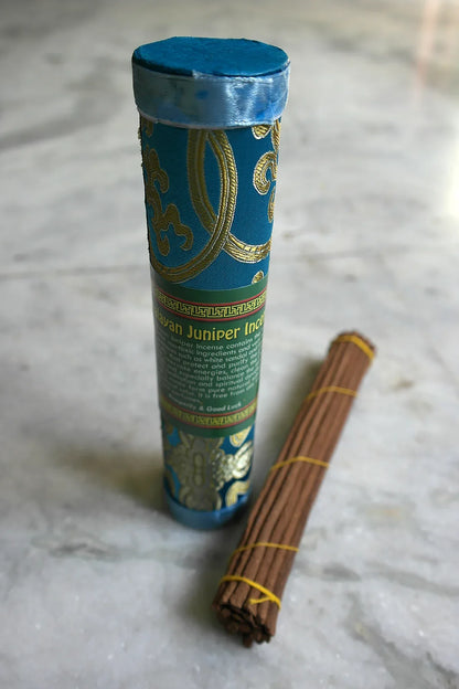 Himalayan Juniper Incense in brocade pack - Vajracrafts