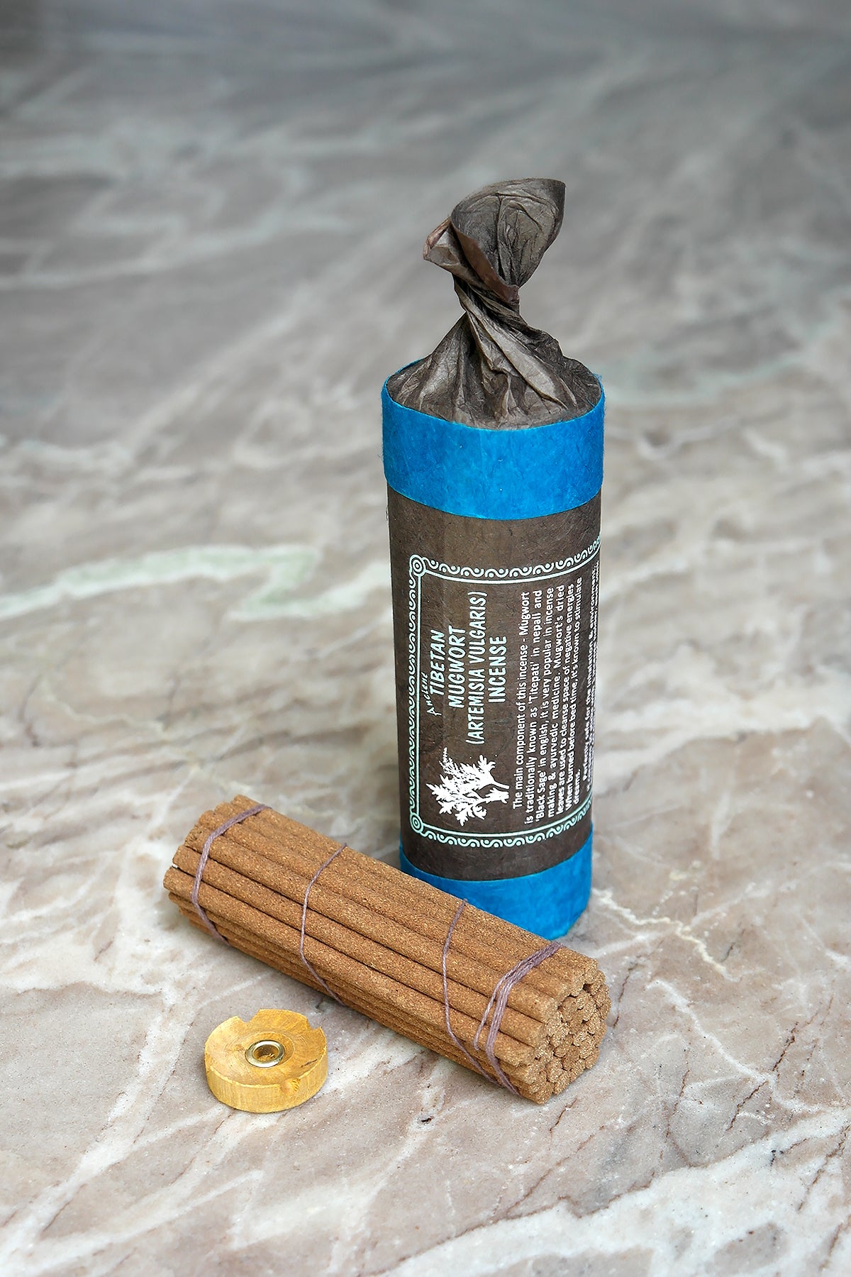Ancient Tibetan Mugwort Incense Sticks, Traditional Natural handmade Incense