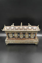 5 in 1 Copper Tibetan Prayer Wheel cum Incense Burner - Vajracrafts