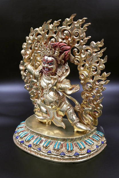 Vajrapani Buddhist Statue, 9.5" - Vajracrafts