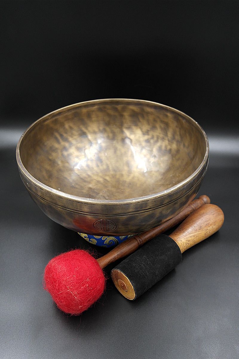 Full Moon Tibetan Singing Bowls from Nepal, hand crafted bowls 10"