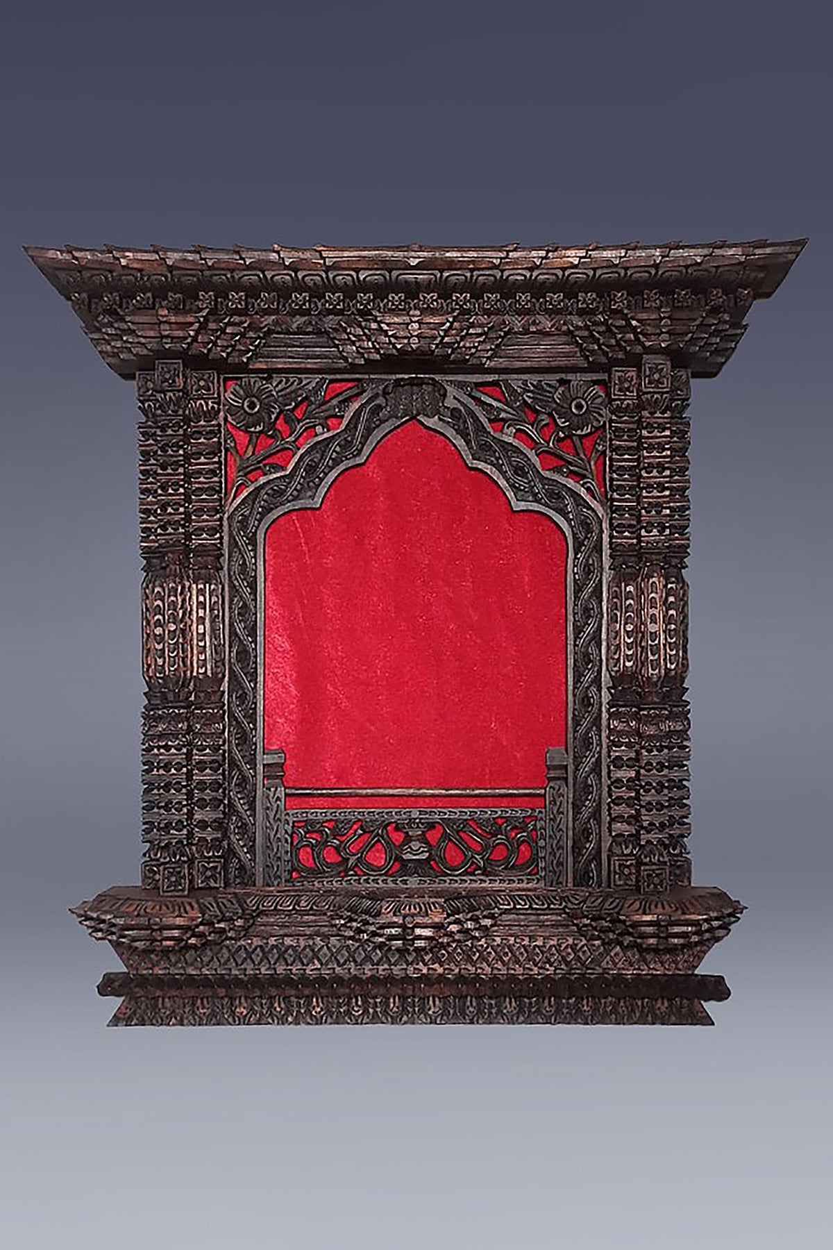Handmade Wooden Photo Frame, Traditional Newari Handcrafted frame
