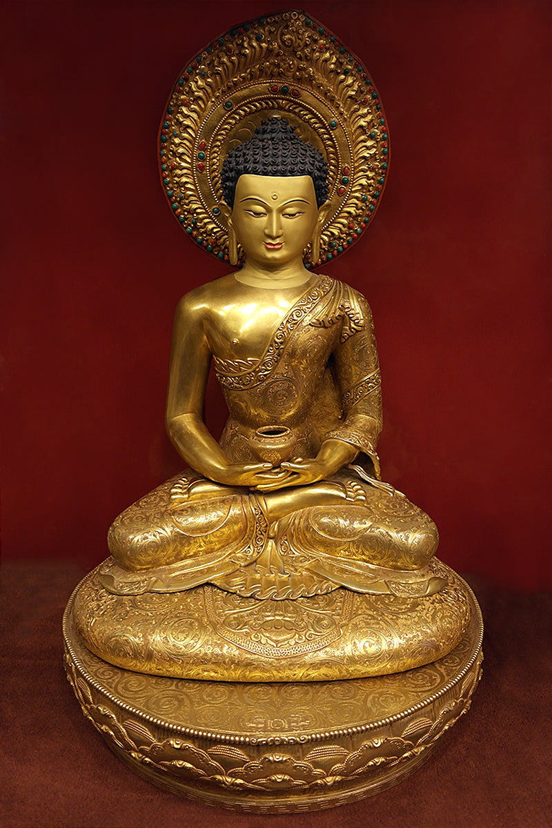 Masterpiece Amitabh Buddha Statue, 27"