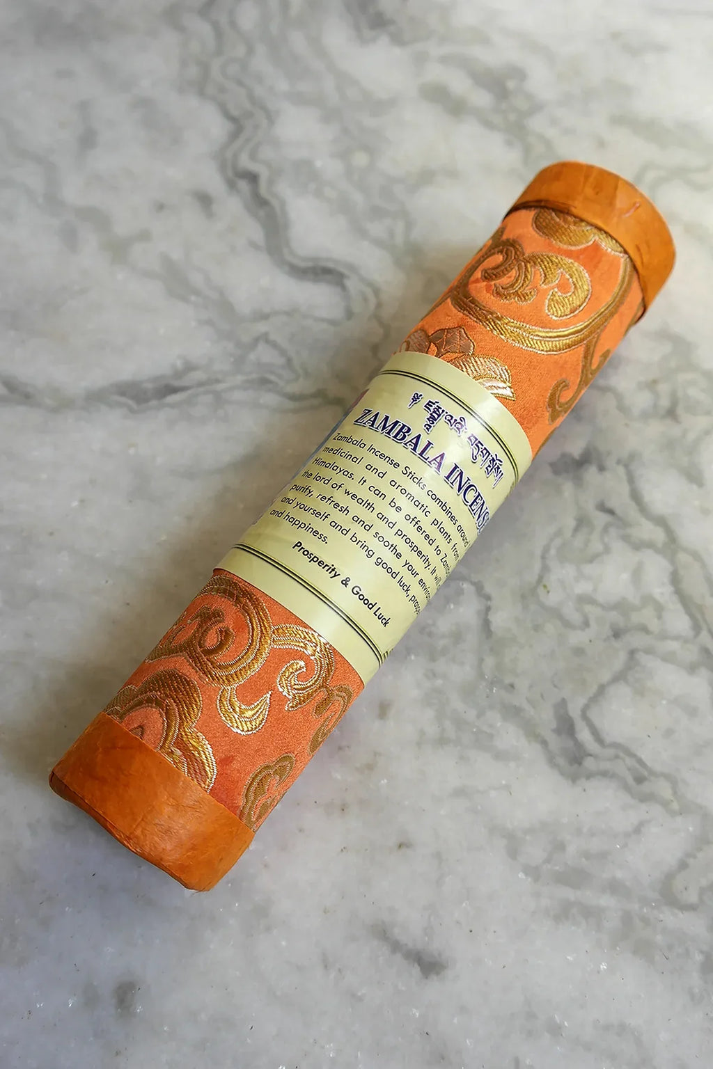 Tibetan Zambala Incense in brocade pack - Vajracrafts