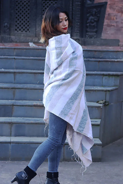 Himalayan Yak Wool Blanket/Travel Throw - Vajracrafts