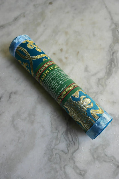 Himalayan Juniper Incense in brocade pack - Vajracrafts