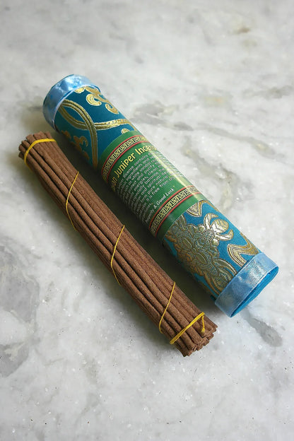 Himalayan Juniper Incense in brocade pack - Vajracrafts
