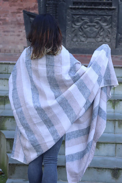 Himalayan Yak Wool Blanket/Travel Throw - Vajracrafts