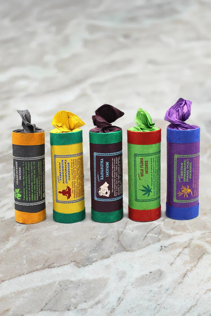 Ancient Tibetan Frank Incense Sticks series, Wild flora, spikenard, nirvana - Vajracrafts