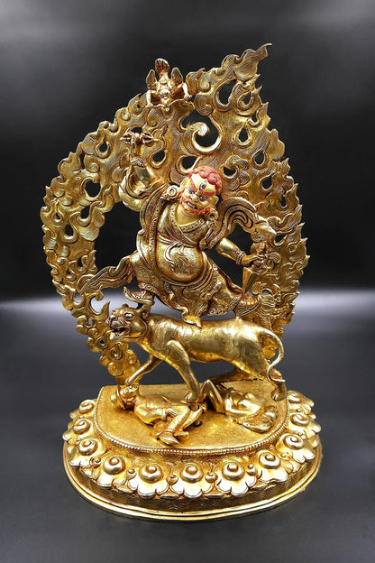 Dorje Drolo Buddhist Statue, Wild Wrathful Vajra 13" - Vajracrafts