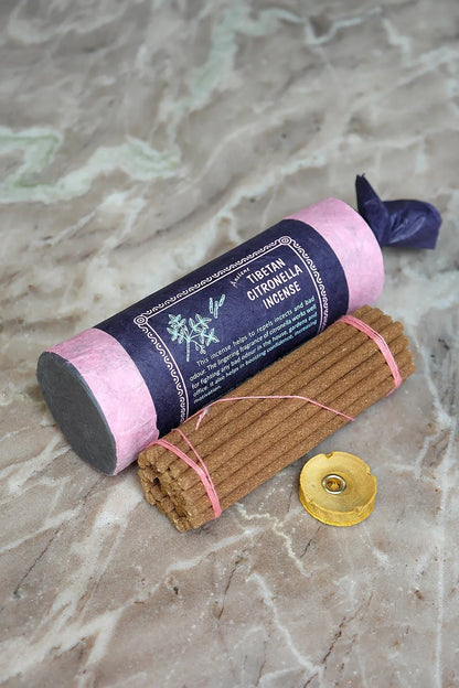 Ancient Tibetan Citronella Incense Sticks, Traditional Natural Incense handmade - Vajracrafts