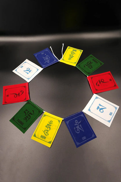 Tibetan Buddhist Prayer Flags Car Hanging Ornament - Vajracrafts