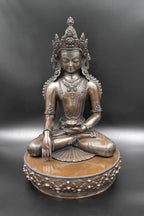 Crowned Shakyamuni Buddha Statue 14" - Vajracrafts
