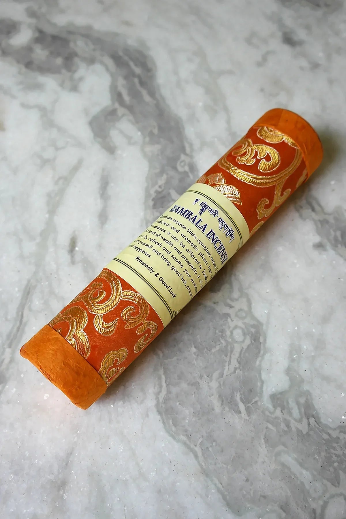 Tibetan Zambala Incense in brocade pack - Vajracrafts