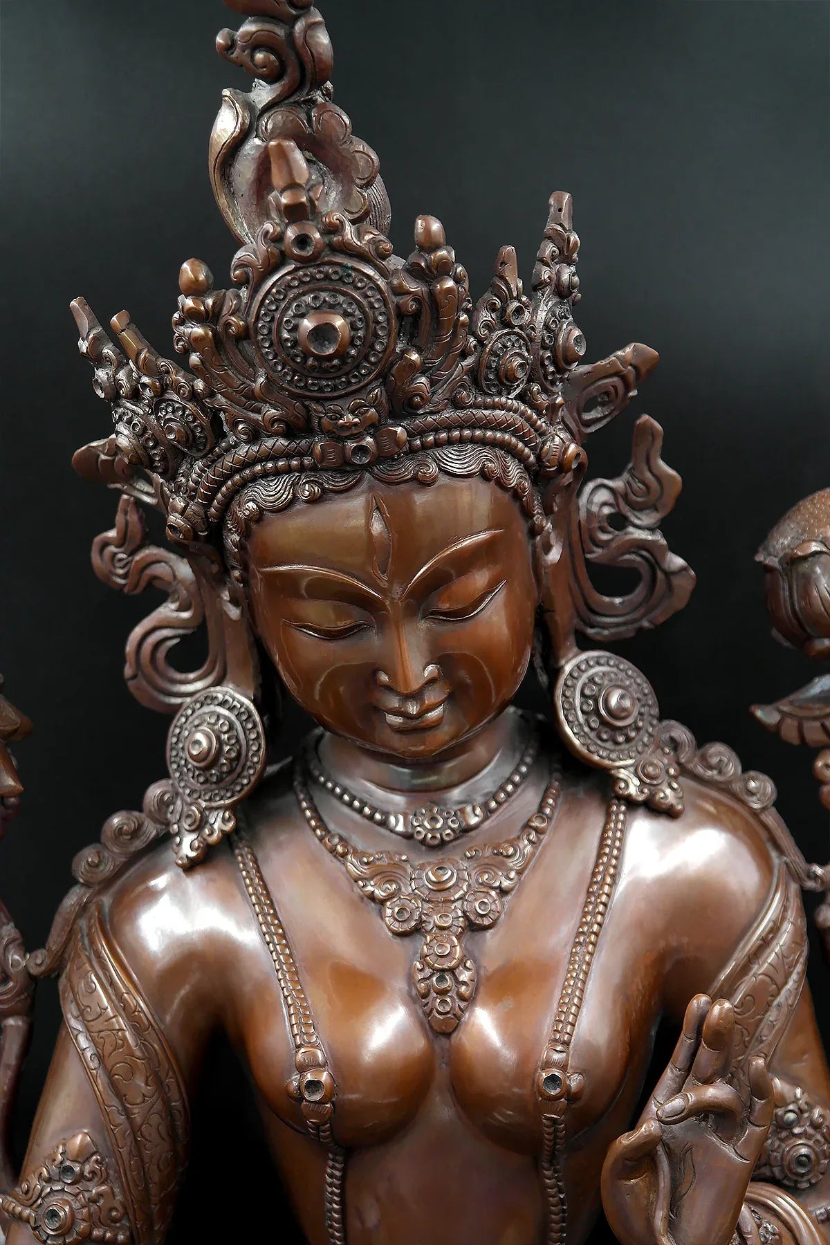 White Tara statue from Patan 20" - Vajracrafts